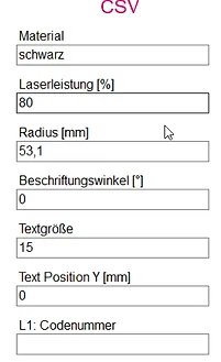 Individuelles Job-Format in der Software