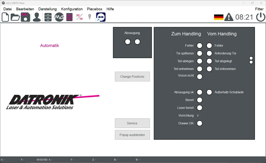 Automation Studio Visu mit Echtzeitansicht